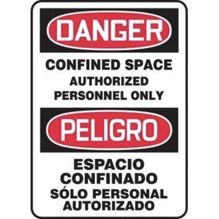Accuform BILINGUAL OSHA DANGER Safety Sign SBMCSP011XL SBMCSP011XL